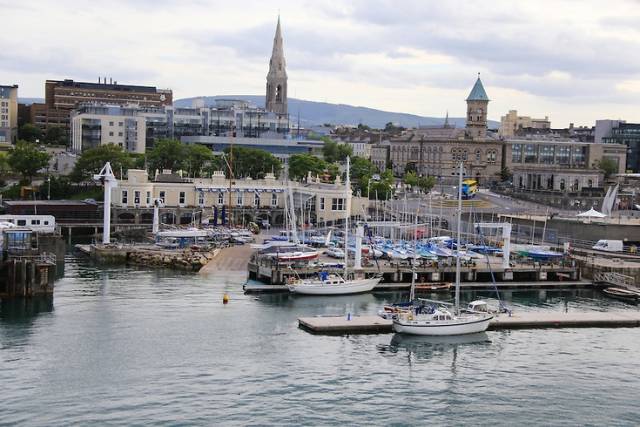 Interlinking sea and waterfront – the classic Royal St George Yacht Club in Dun Laoghaire this weekend hosts the Frank Keane BMW George Regatta