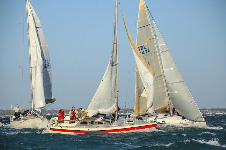 A previous edition of the DBSC Turkey Shoot racing on Dublin Bay