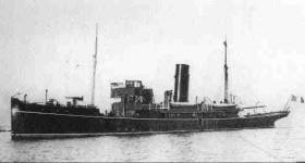 The patrol boat HMY Helga which became LE Muirchú as pictured above