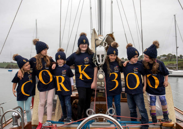 Young Royal Cork members at the launch of Cork300 last year