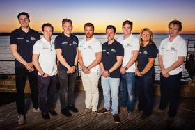 Eight British Artemis Offshore Academy skippers competing on the Classe Figaro Bénéteau Circuit in 2016.