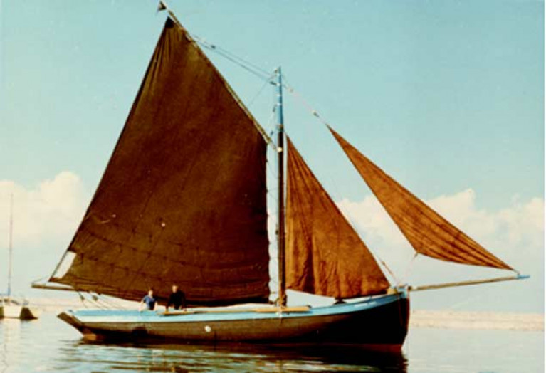 Dennis Aylmer’s Morning Star after he’d given her a first restoration more than fifty years ago. She was subsequently given further restoration by Johnny Healion and taken back to Connemara, where she played a key role in the revival of the Galway Hooker fleet in the 1970s