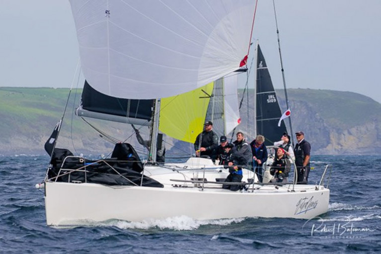 Dublin J109 Outrajeous from Howth competing in the 2019 Sovereign's Cup