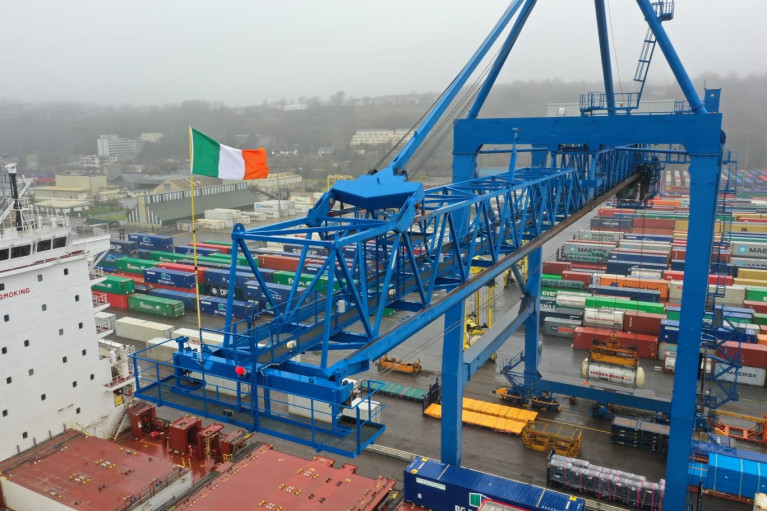 The draft proposal slammed government ports policy as &#039;misguided&#039; and &#039;naive&#039;. Above the Tivoli Container Terminal at the Port of Cork. 