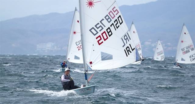 Annalise Murphy is third overall and three points off the overall lead of the silver fleet