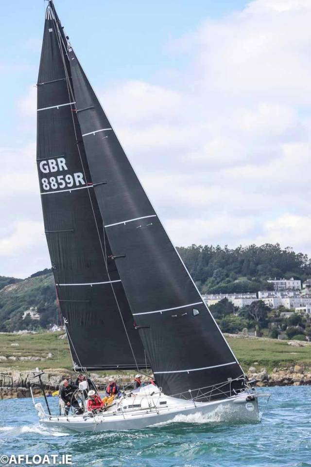 Andrew Hall's J125 Jackknife leads ISORA overall after Race 11 from Dun Laoghaire