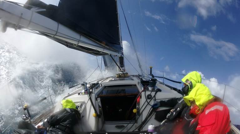 Knowing when to reef your mainsail to achieve the right balance for the boat is key to your upwind, heavy air performance