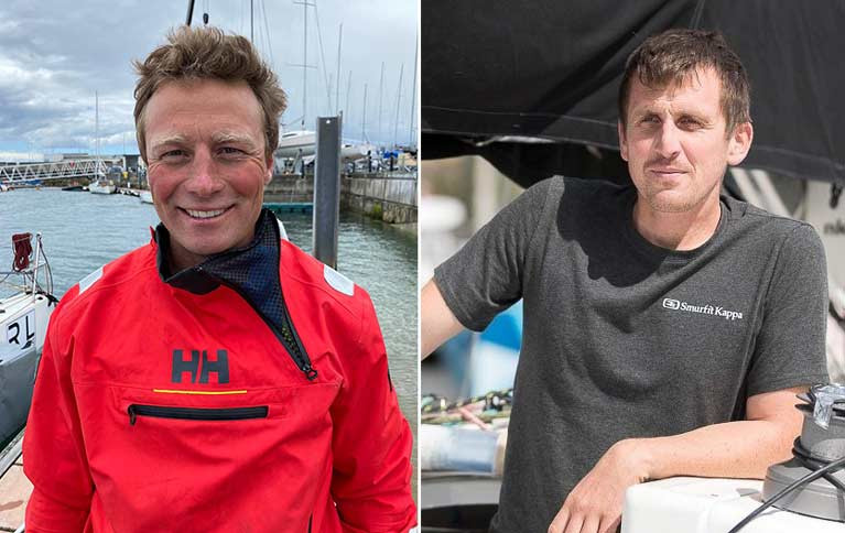 Ireland&#039;s Kenny Rumball (left) and Tom Dolan will compete at next&#039;s week&#039;s French offshore Solo Maitre Coq race