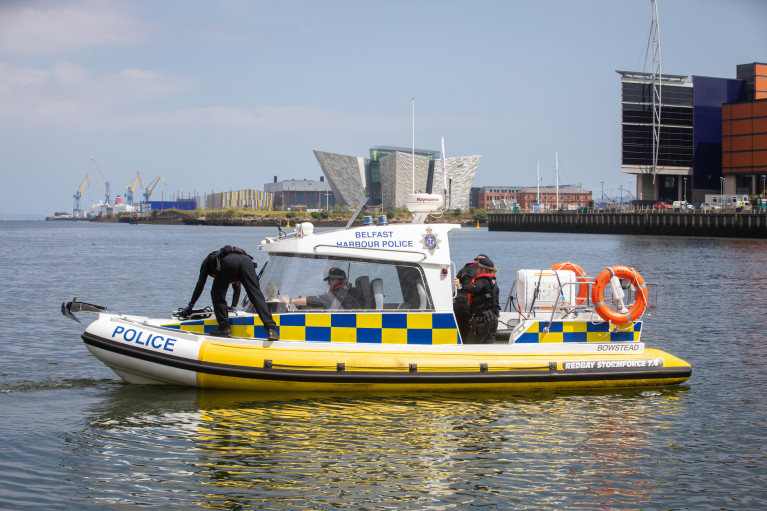 Newly qualified Police Coxswains undertook their RYA Powerboat Advanced Course in preparation for deploying of the Belfast Harbour Police&#039;s first police boat, the Bowstead. The custom-built RIB boat, Afloat adds is a Redbay Stormforce 7.4, whose officers have been trained in boat-handling, seamanship, pilotage and navigational skills.