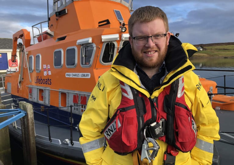 Thirty-one-year-old John Robertson will now lead the volunteer crew of the RNLI Charles Lidbury