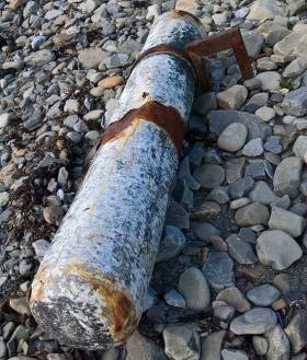 The torpedo-shaped object found on a beach in Liscannor contained 75kg of cocaine