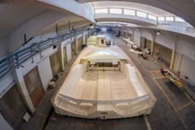 The new design takes shape at the Boatyard in Lisbon