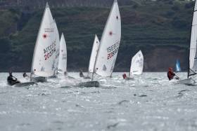 Laser, Optimist. Pico and RS dinghies enjoy some great breeze for summer club racing at Royal Cork Yacht Club