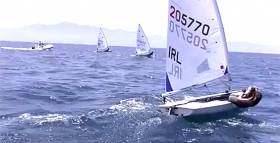 Aoife Hopkins training for the  Laser Radial Women&#039;s World Championships on Banderas Bay, Mexico. See video below.