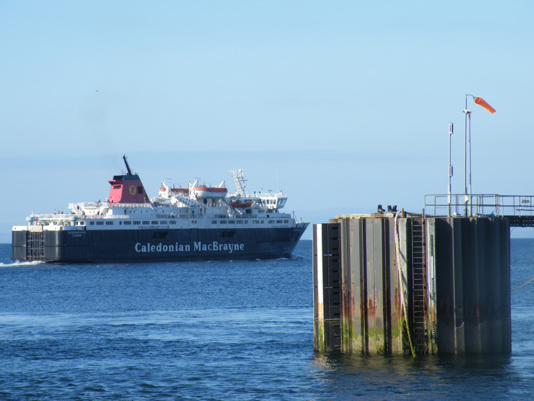 Scottish ferry operator CalMac encourages P&O workers to apply for vacancies in their fleet serving the western isles and on the Clyde. Above Afloat captured the Caledonian Isles which serves between Arran and Ardrossan Harbour in Ayrshire. 