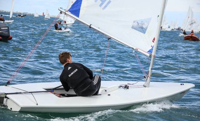 Johnny Durcan finished second in Weymouth