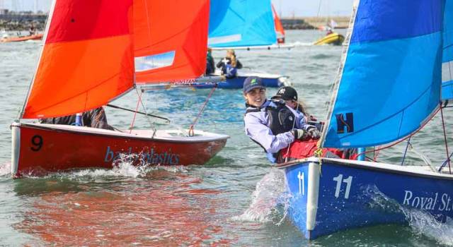 18 teams took part in the third Elmo Trophy event, with most of the top youth sailors in Ireland competing. Perfect conditions for team racing on Saturday saw 81 races sailed