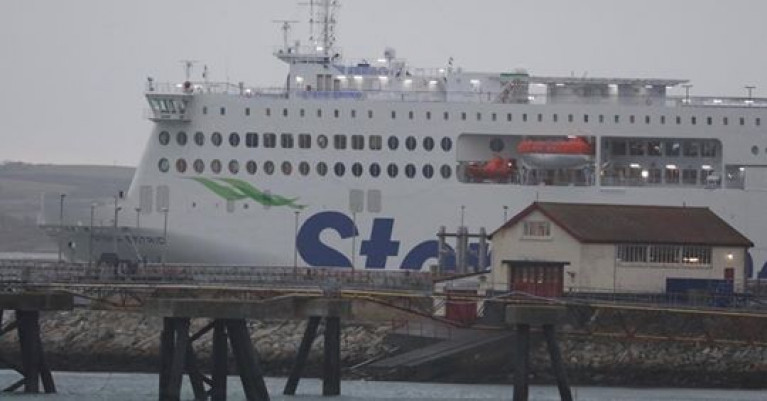 Westminster Government said it was &#039;monitoring the situation&#039; on the Irish Sea service (of the Holyhead-Dublin Port route) AFLOAT adds where services are operated by Stena Line and Irish Ferries