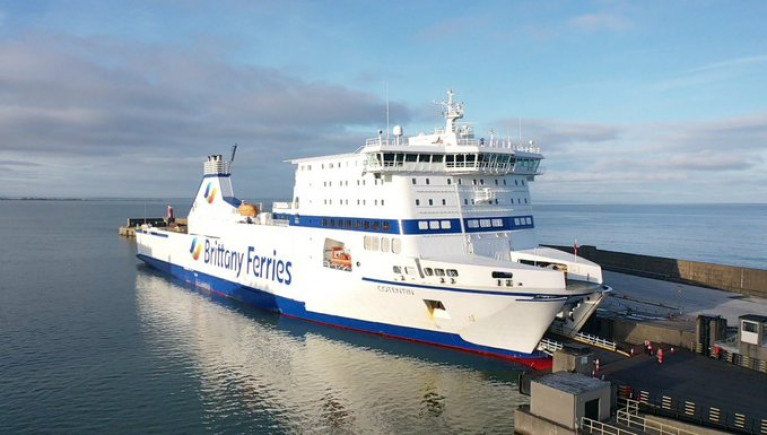 Rosslare&#039;s Record: European trade volumes are up close 400% in the first nine months of 2021, according to Rosslare Europort, where above AFLOAT highlights Brittany Ferries maiden arrival of Contentin (Sat. 13 Nov) having opened the new route linking Le Havre and the Irish port. 