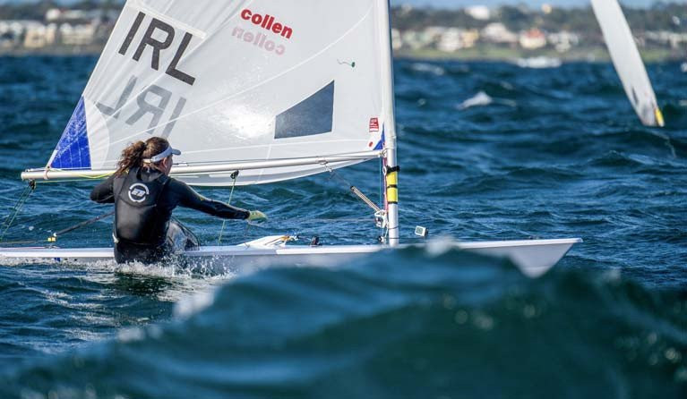 Annalise Murphy competing in Melboune in February - Irish Sailing has nominated the Rio silver medalist for Tokyo