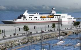 The €126 million port extension is for a four-phase development that involves reclaiming 27 hectares of bay area,