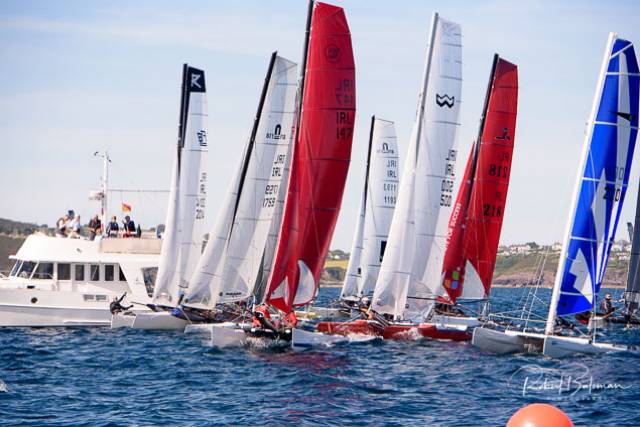 The Multihull National Championships are being raced as part of Dinghyfest 2019 at Royal Cork. Scroll down for photo gallery