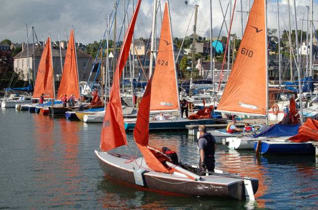 Kinsale Yacht Club has a strong Squib fleet
