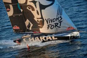 With the latest foiling technology, Jérémie Beyou&#039;s Charal (FRA) will be one of 29 IMOCA 60s competing in this year&#039;s Rolex Fastnet Race