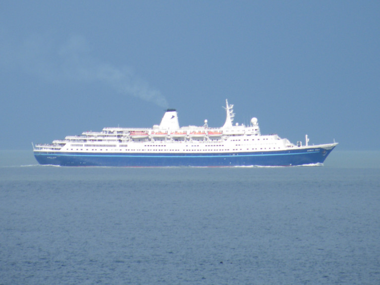 A "body blow" for British cruisers as Cruise & Maritime Voyages (CMV) falls into administration. AFLOAT's photo in Dublin Bay of CMV's first cruiseship, Marco Polo entered service for the UK based operator a decade ago using regional ports throughout Britain as embarkation locations. The much admired veteran vessel with an elegant profile began as a Soviet era cruise-liner, proved popular with British clientele offering domestic cruises and overseas, but was also a familar sight calling to Belfast, Dublin and Cork (Cobh) in recent years. In addition running Festive Season and New Year mini-cruises from the UK calling to Dublin and Cobh.  Afloat also featured Marco Polo on a the North Sea Hull-Harwich mini-cruise (see: Cruise Liners -2018) Another fleetmate Magellan in more recent times 'homeported' out of the Irish capital and Cobh for the domestic market.