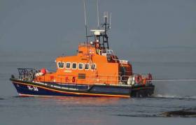 Donaghadee RNLI’s all-weather lifeboat Saxon was on scene to the fishing vessel within five minutes