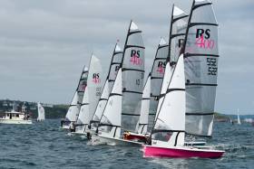An RS400 start at Dinghy Fest. Scroll down for Day Three Gallery including prizegiving By Bob Bateman