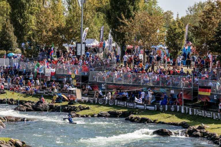 The Whitewater Stadium of Pau-Pyrenees has become the place to be for the world canoeing elite
