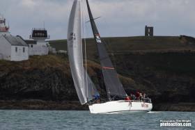 George Sisk&#039;s Farr 42 Wow passes Roches Point at the entrance to Cork Harbour on the first day of Volvo Cork Week Regatta yesterday. Scroll down for a photo gallery