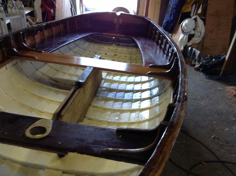 Caubeen, which won the Dinghy World Championships for Ireland in 1924, is being renovated for the Athlone event