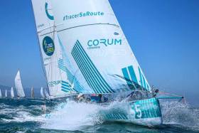 The new Class 40 Corum takes the lead at this year’s Volvo Round Ireland Race start on June 30th. She is currently fleet leader leader off the coast of Kerry in the RORC Sevenstar RB &amp; I Race