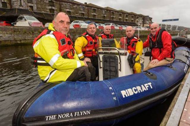 Left to right: Voluntary crew Dinny Kiely, David O' Leary, Chris O'Donovan, Edwin O'Sullivan and Kieran Coniry