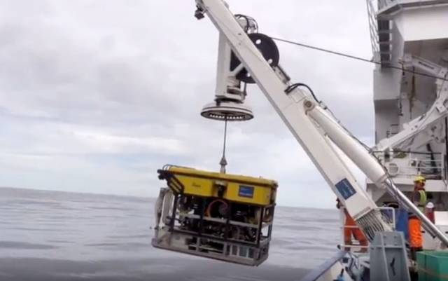 Remotely operated vehicle and detailed seabed maps used to find sensitive underwater habitat   