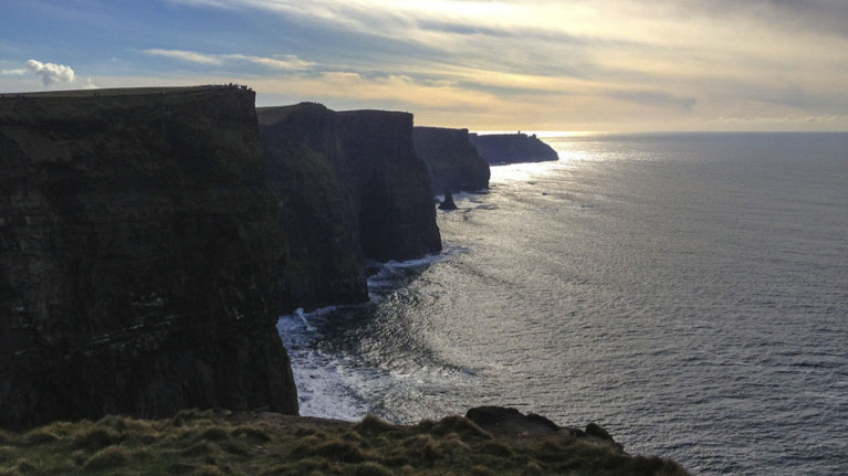 File image of the Cliffs of Moher in Co Clare