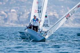 Ireland&#039;s Finn Lynch is in top form again at the World Sailing Cup in Genoa
