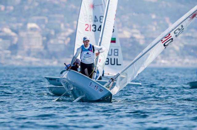 Ireland's Finn Lynch is in top form again at the World Sailing Cup in Genoa