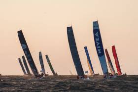 Class 40s racing in The Transat, which will now start in Brest for 2020 instead of Plymouth