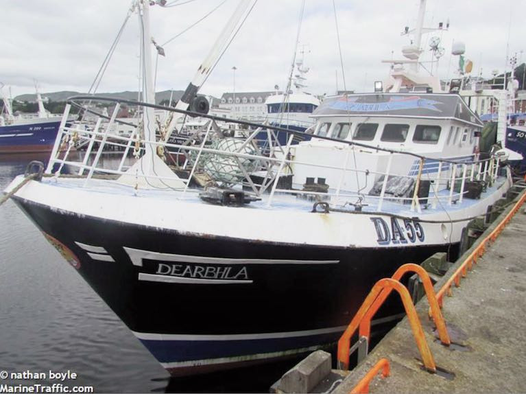 The fishing vessel Dearbhla