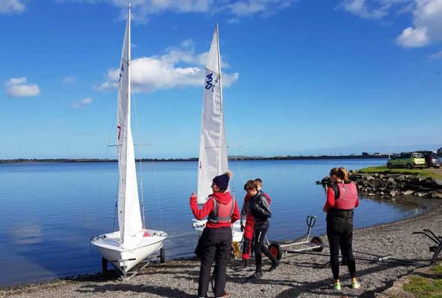 Sailors from Malahide Yacht Club, Howth Yacht Club, Greystones Sailing Club and the National Yacht Club took part in this first introductory day