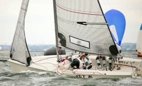 Antix sailed by Anthony O&#039;Leary scored 6, 1 and 2 in the 17–boat 1720 Euro championships on Dublin Bay today. Slideshow below.