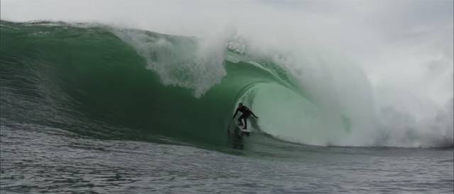 A shot from Mick Fanning’s recent Irish surf trip
