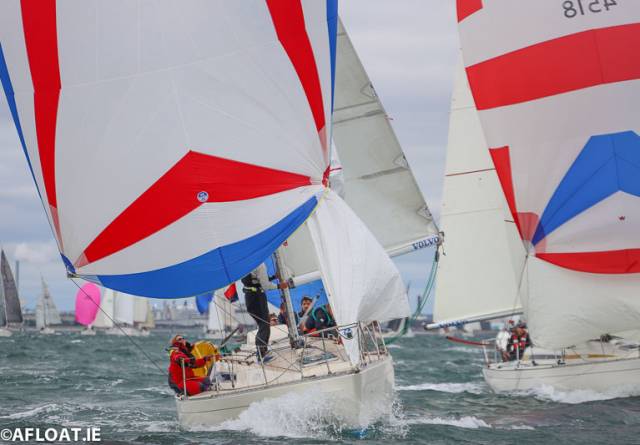 Great breeze on day two of the Sigma National Championships as part of Volvo Dun Laoghaire Regatta