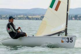 Baltimore Sailing Club&#039;s Fionn Lyden racing to youth bronze success in the Finn Dinghy. Currently, the men’s Olympic heavyweight event (Finn), is the only event not populated by both genders and as such will be under pressure for its Olympic berth