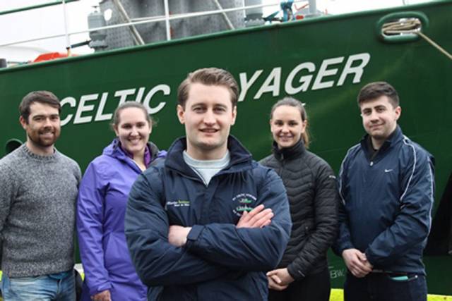 The Neprophs survey team on the RV Celtic Voyager this month