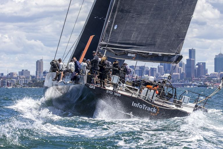 Christian Beck's InfoTrack was all-class in Tuesday's showcase Sydney Harbour race