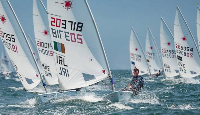 Baltimore's Fionn Lyden lies 73rd after the first day's racing at the Laser Worlds in Mexico